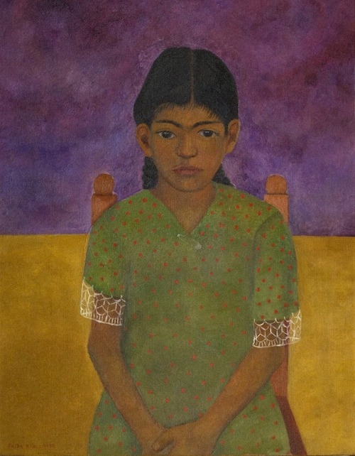Portrait of Virginia (Little Girl) 1929 Frida Kahlo
