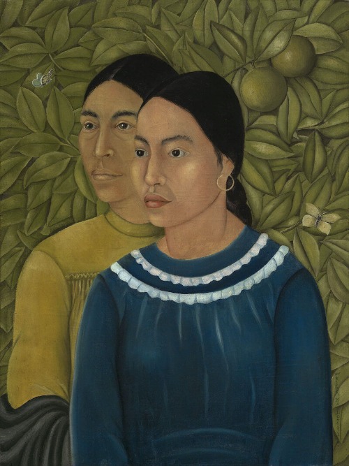 Two Women (Portrait of Salvadora and Herminia) 1929 Frida Kahlo