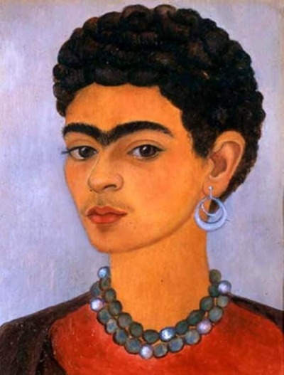 Autorretrato con Pelo Rizado 1935 Frida Kahlo