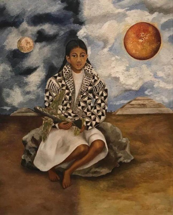 Retrato de Lucha Maria, uma garota de Tehuacan 1942 Frida Kahlo