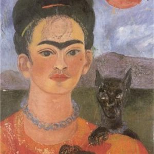 Autorretrato con el Retrato de Diego en el Pecho y María Entre las Cejas 1954 Frida Kahlo
