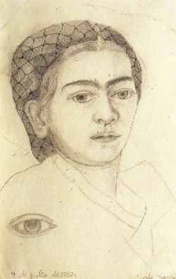 Self-Portrait 9 July 1932, 1932 Frida Kahlo