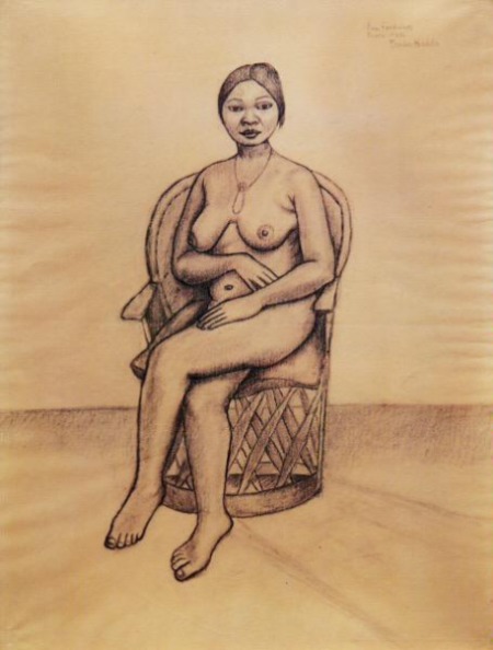 Nude of Eva Frederick 1931 Frida Kahlo