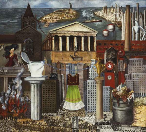 My Dress Hangs There 1933 Frida Kahlo