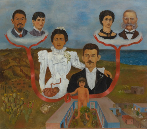 Meine Großeltern, meine Eltern und ich (Stammbaum) 1935 Frida Kahlo