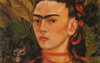 Selbstporträt mit Affe, 1940 Frida Kahlo