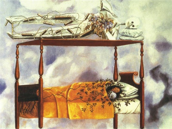The Dream (The Bed) 1940 Frida Kahlo