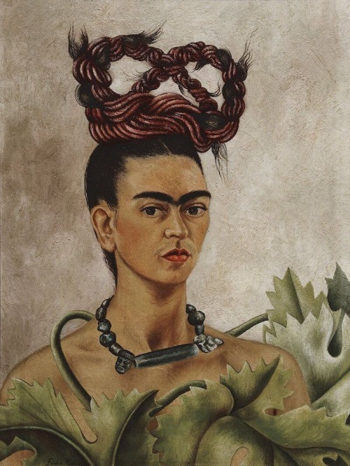 Self Portrait with Braid 1941 Frida Kahlo