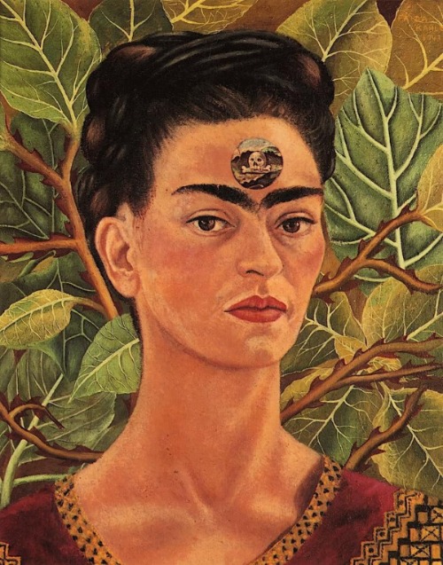 Pensando alla morte 1943 Frida Kahlo