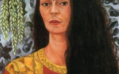 Selbstporträt mit lockerem Haar, 1947 Frida Kahlo