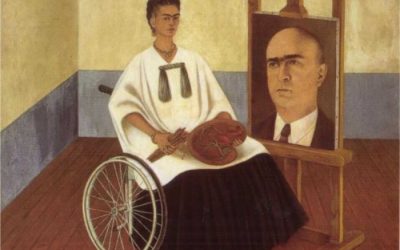 Autorretrato con el Retrato del Dr. Farill, 1951 Frida Kahlo
