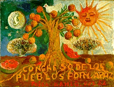 Congresso dei popoli per la pace 1952 Frida Kahlo