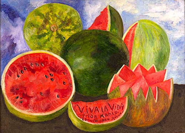 Viva la Vida, Wassermelonen 1954 Frida Kahlo