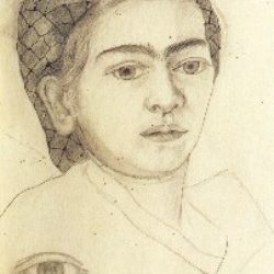 Auto-retrato 9 de julho de 1932, 1932 Frida Kahlo
