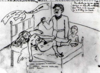 Mein Mädchen nicht Liebe mich mehr Studie für Malerei: "Ein paar kleine Nips"] 1935 Frida Kahlo
