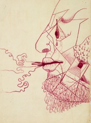 Sin título dibujo, 1946 Frida Kahlo