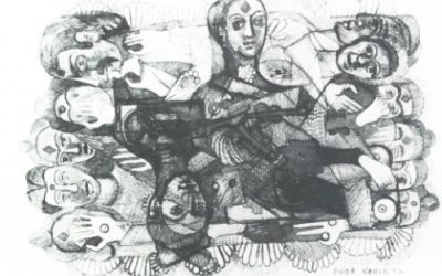 Ohne Titel Zeichnen auf einen Brief an Alejandro Gomez Arias, 1946 Frida Kahlo