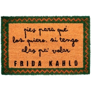 Frida Kahlo doormat home entrance